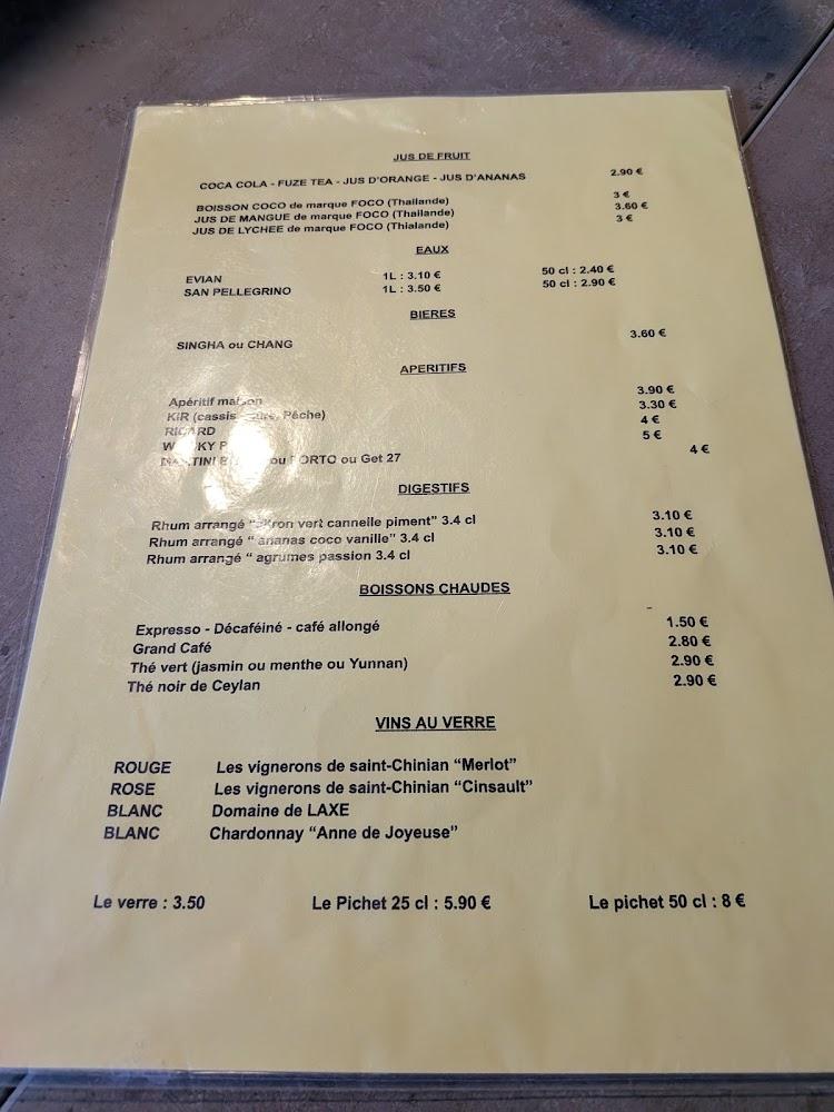 MAMIE THAI - Menu Image 1